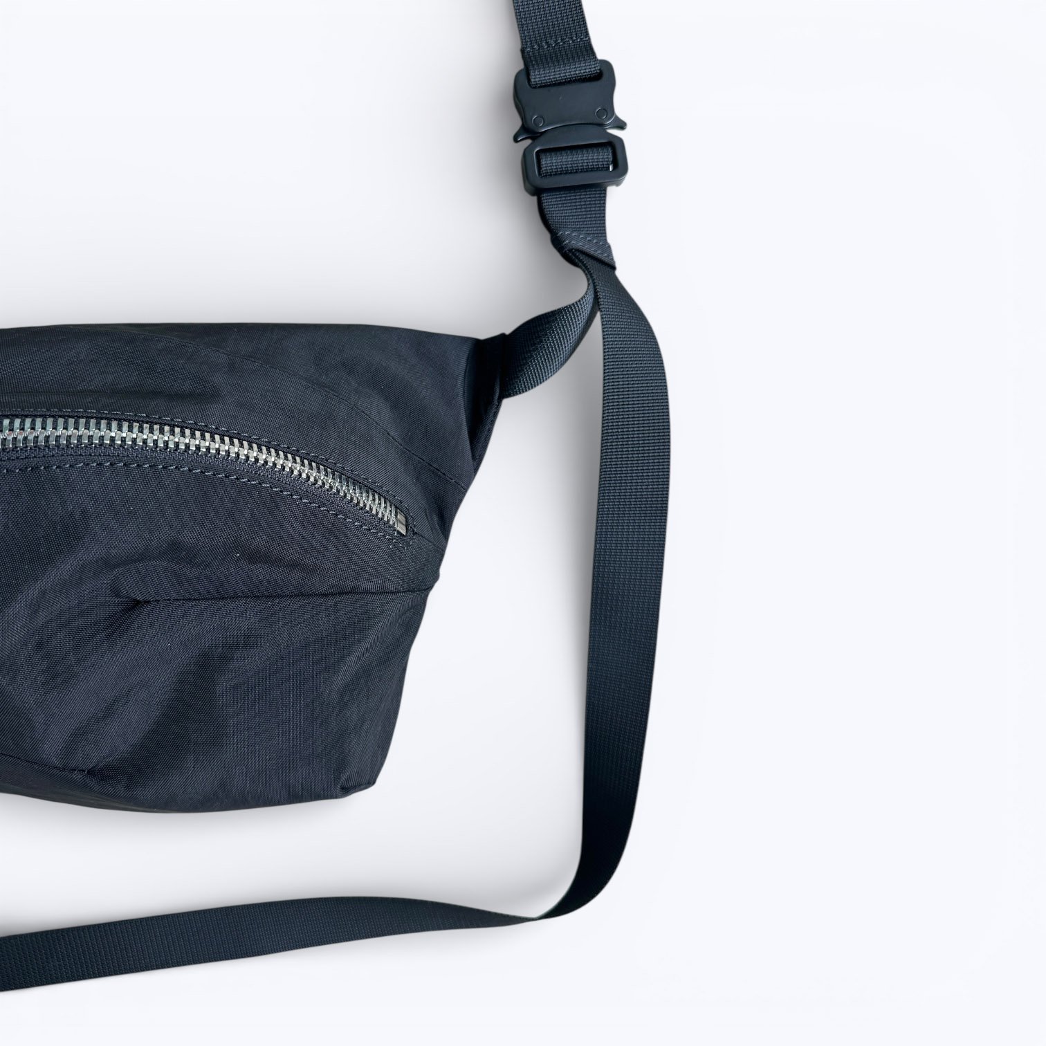 nylon 1 - black nylon crossbody bag | werkschwarz - avant garde